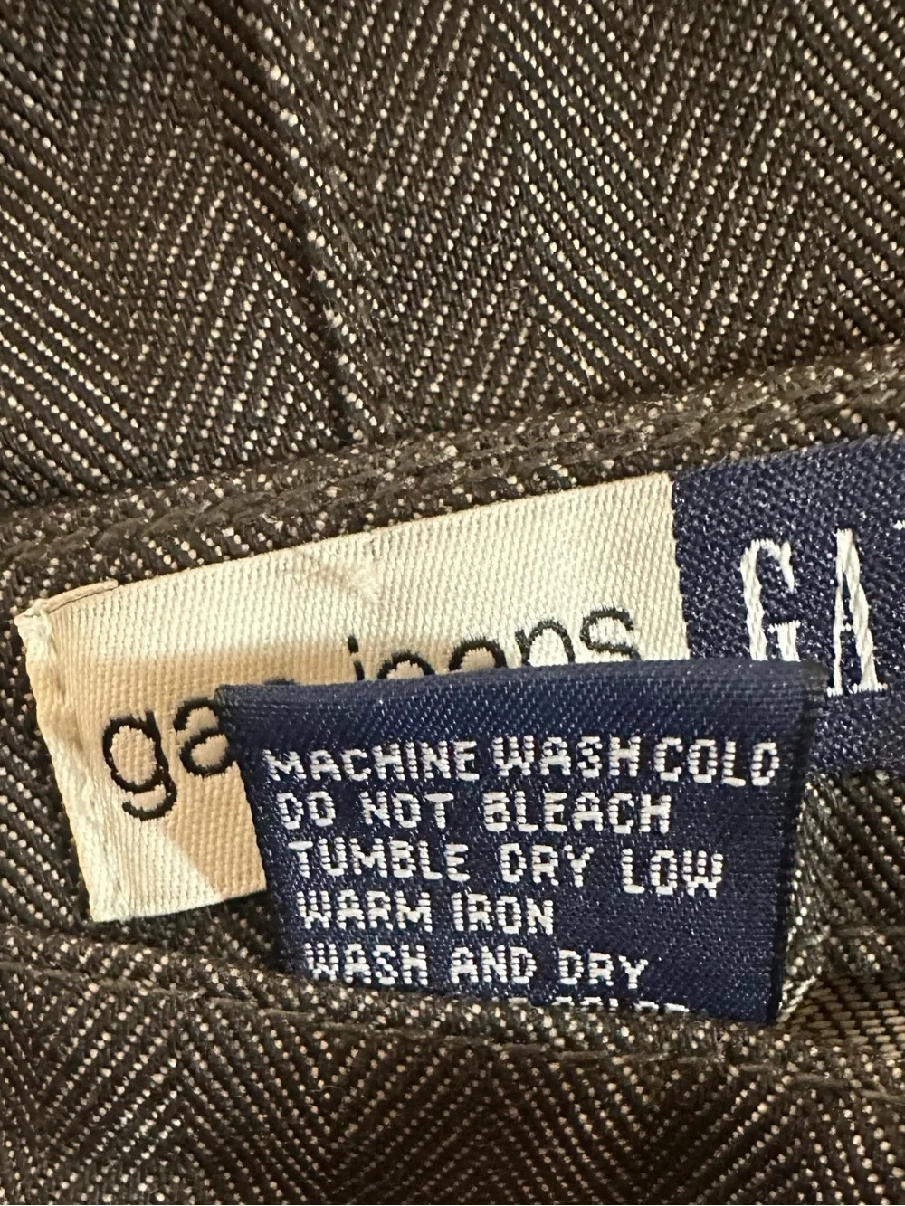 Gap Jeans women’s brown Herringbone skirt size 10
